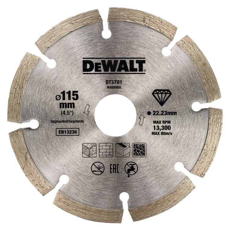 Tarcza diamentowa do pracy na sucho DeWalt