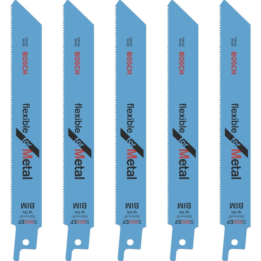 BOSCH Brzeszczot do metalu 150mm S922EF BiM 5szt.