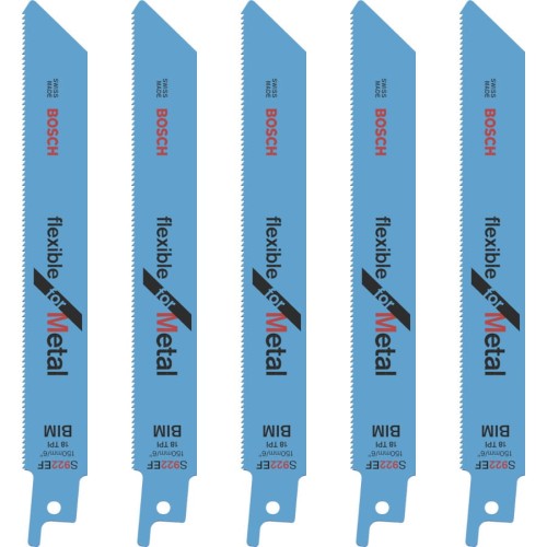 BOSCH Brzeszczot do metalu 150mm S922EF BiM 5szt.