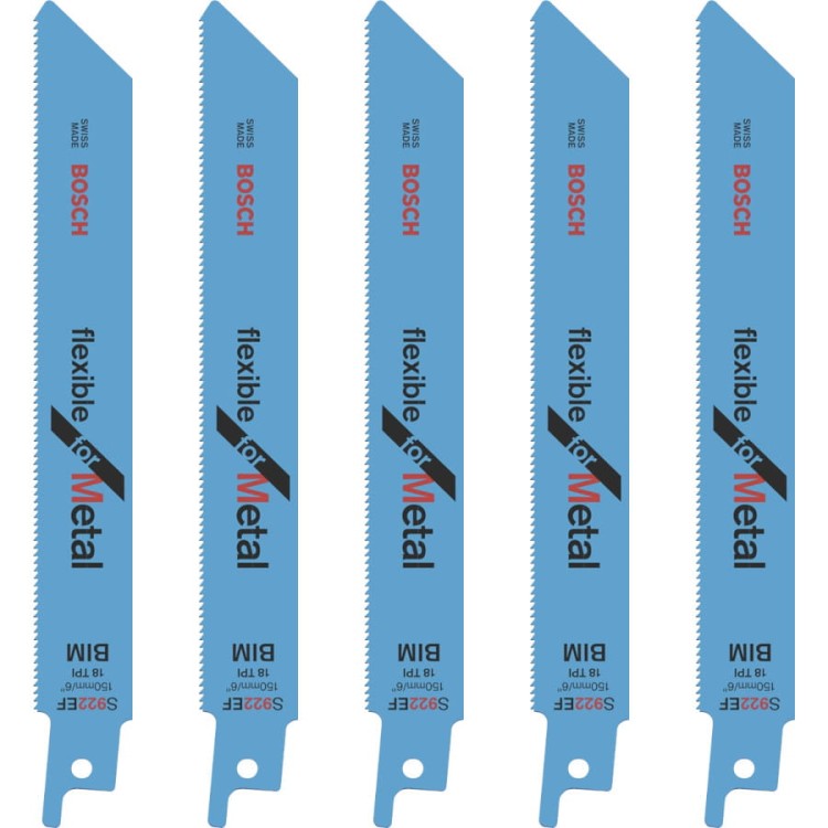 BOSCH Brzeszczot do metalu 150mm S922EF BiM 5szt.