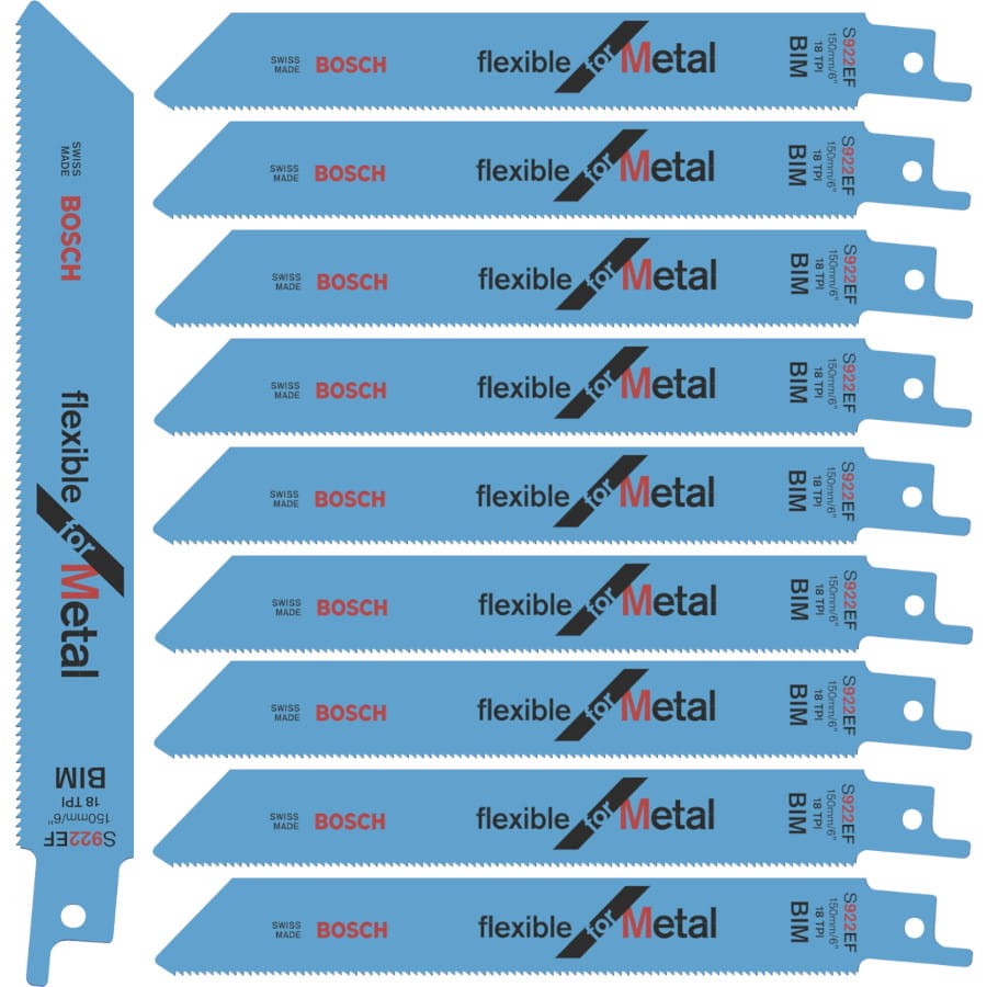 BOSCH Brzeszczot do metalu 150mm S922EF BiM 10szt.