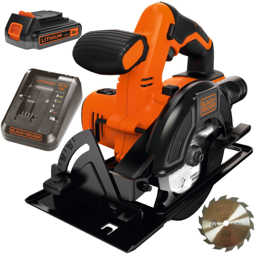 BLACK DECKER BDCCS18 Piła tarczowa 140mm 2Ah + ładowarka BDC1A