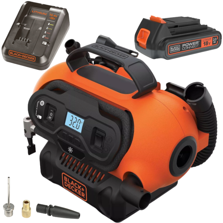 Kompresor BLACK DECKER BDCINF18N + aku 2,0Ah