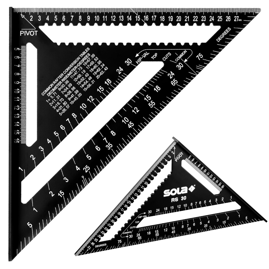 Kątownik RS30 Przymiar dekarski 30cm SOLA