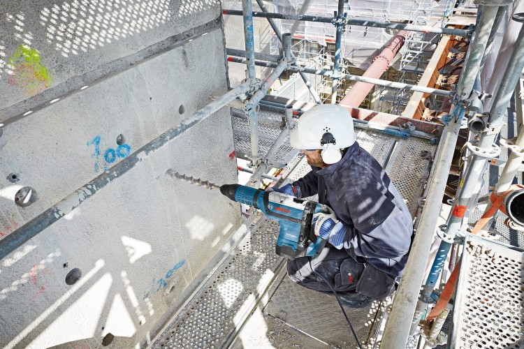 BOSCH Młotowiertarka GBH 12-52 DV 0611266000 Zastosowanie