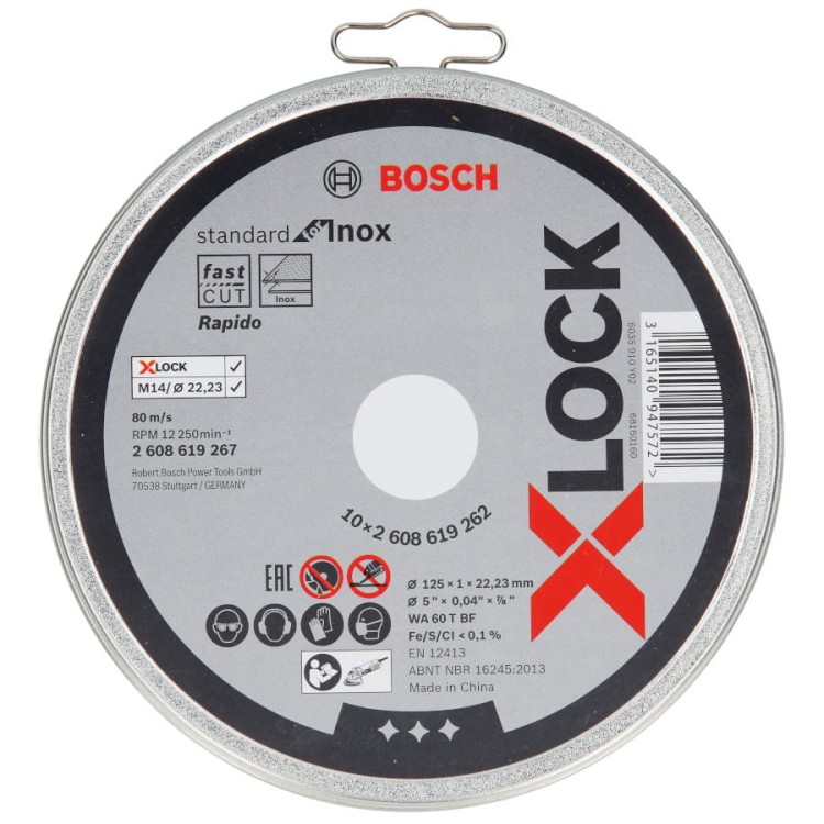 BOSCH 2608619267 tarcza tnąca do metalu