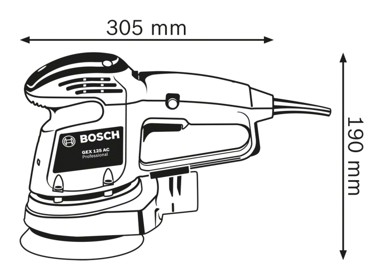 BOSCH GEX 34-125