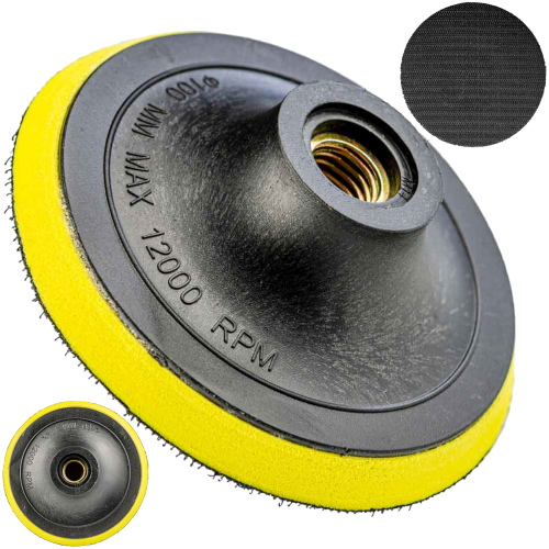 SENDI Adapter polerski na rzep miękki 100 mm