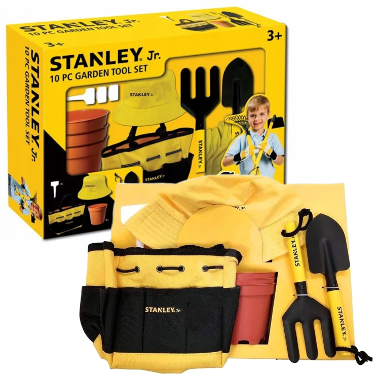 STANLEY JR Zabawka Zestaw narzędzi ogrodniczych 10 elementów