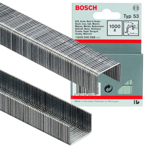 BOSCH Zszywki typ 53 8mm 1000 elementów