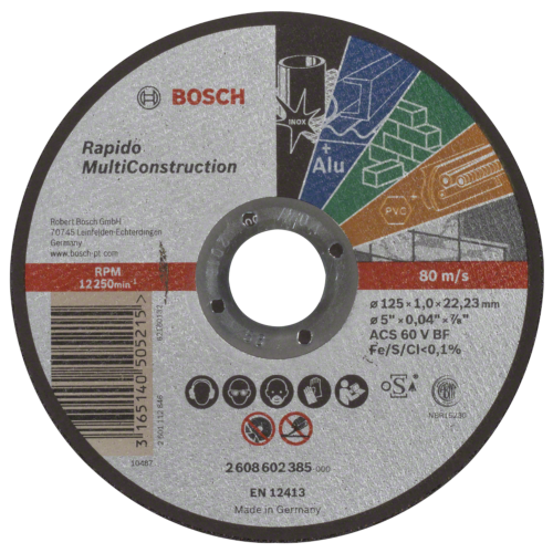 BOSCH Tarcza wielozadaniowa 125x1 mm 2608602385