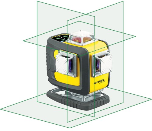 Laser krzyżowy zielony 4x360° Nivel System