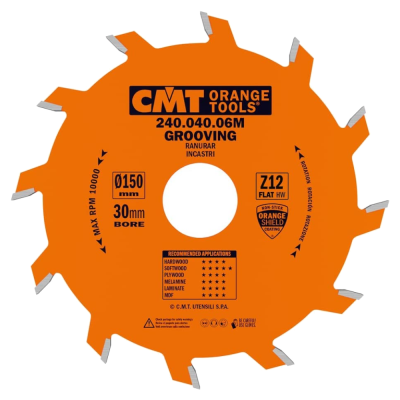 CMT Tarcza/frez 150X30mm Z=12 K=4,0mm P=3,0mm