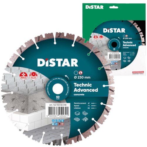 DISTAR Tarcza diamentowa Technic Advanced 230mm x 22.23mm