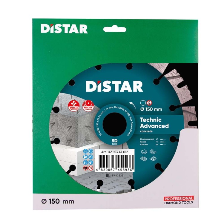 DISTAR Tarcza diamentowa Technic Advanced 150mm