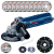 BOSCH Szlifierka GWS 9-125 S+tarcza do stali 10szt