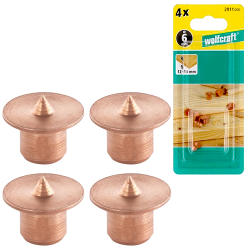 WOLFCRAFT 2911000 znaczniki połączeń kołkowych 6 mm