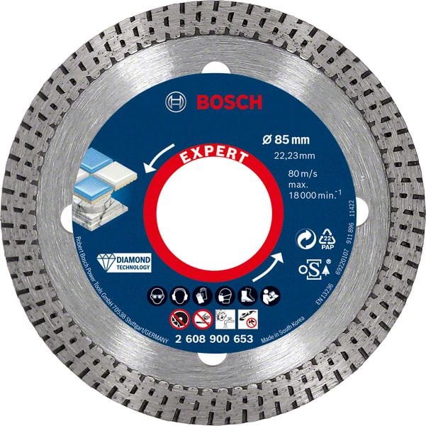 Bosch HardCeramic Tarcza diamentowa 85x7mm do gresu 2608900653