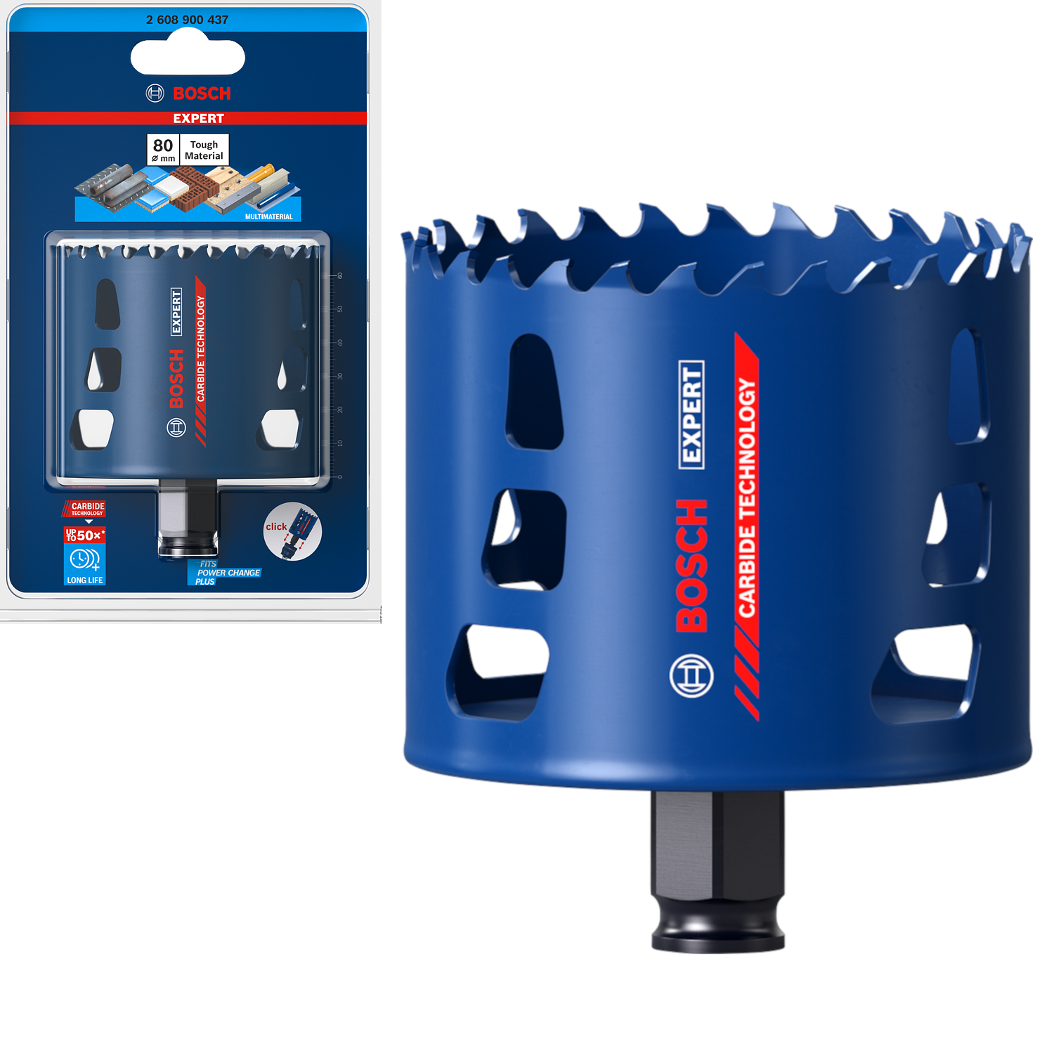 BOSCH EXPERT Tough Material Otwornica 2608900431 80x60 mm do różnych materiałów