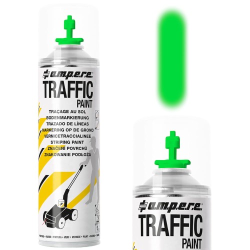 AMPERE TRAFFIC PAINT Farba do malowania linii zielona 500ml