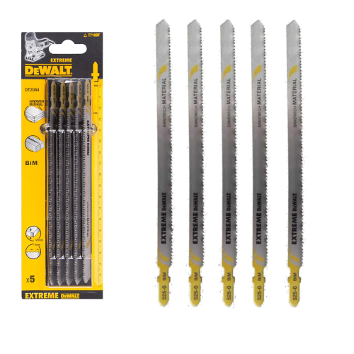 DeWalt brzeszczoty do płyt warstwowych i metalu DT2084 180 mm 5 szt.