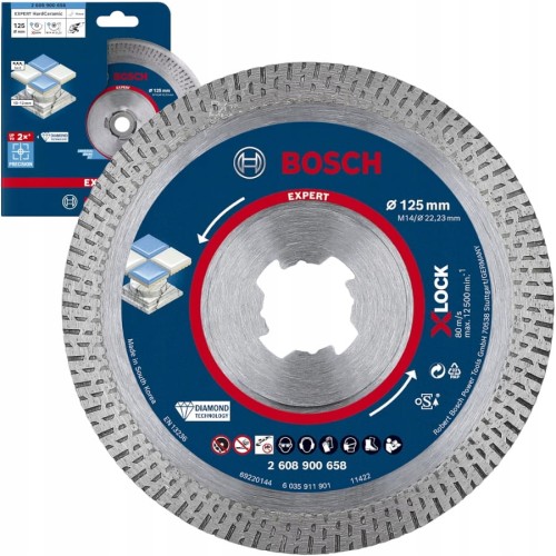 BOSCH Tarcza tnąca 125 x 22.23mm Expert Hard Ceramic