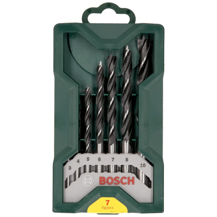BOSCH Zestaw wierteł do drewna Mini-X-Line 3-10mm