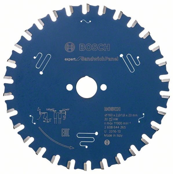 Bosch EXPERT tarcza do metali warstwowych 160x20 mm 2608644365