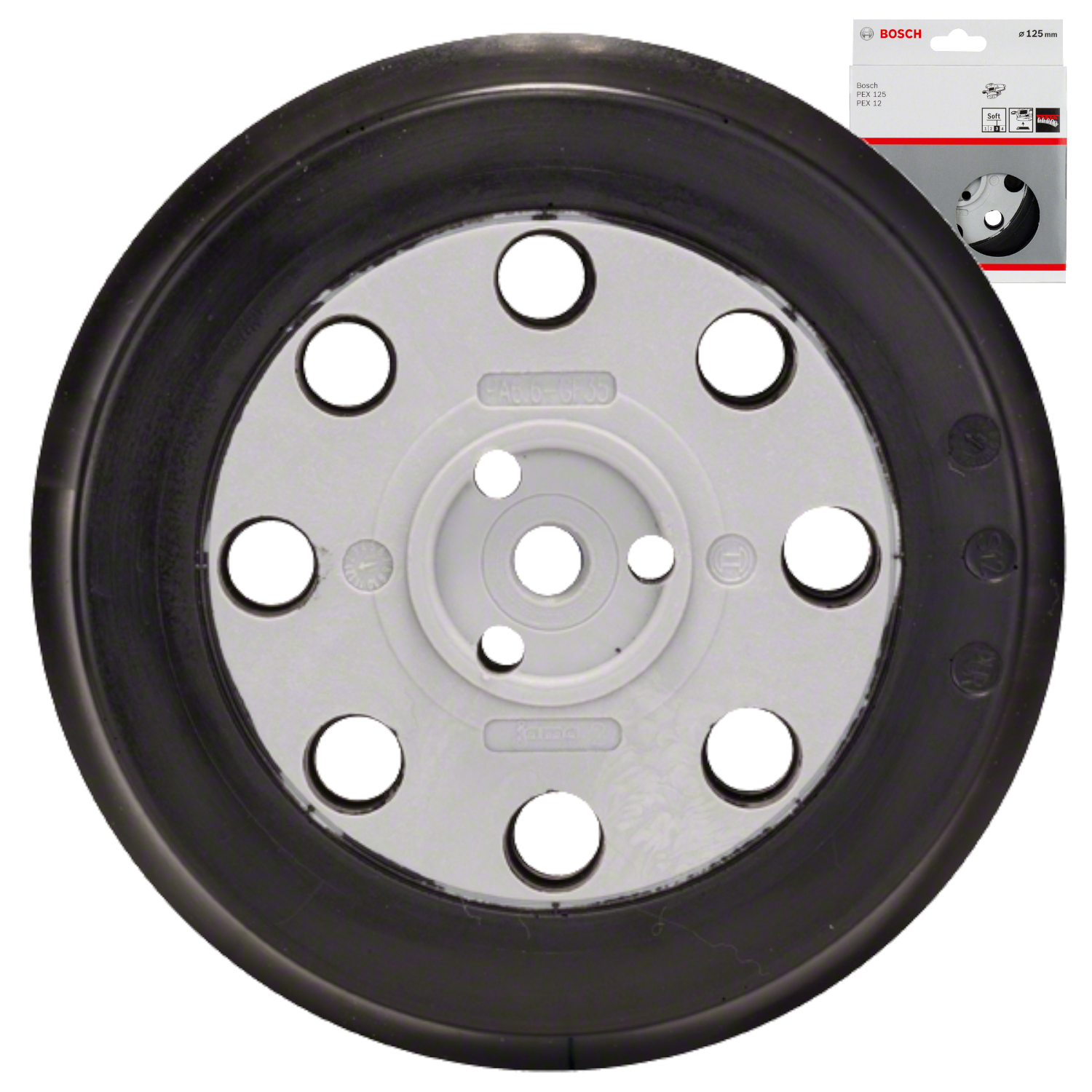 Talerz Szlifierski 125 mm Miękki Do PEX 12 i 125