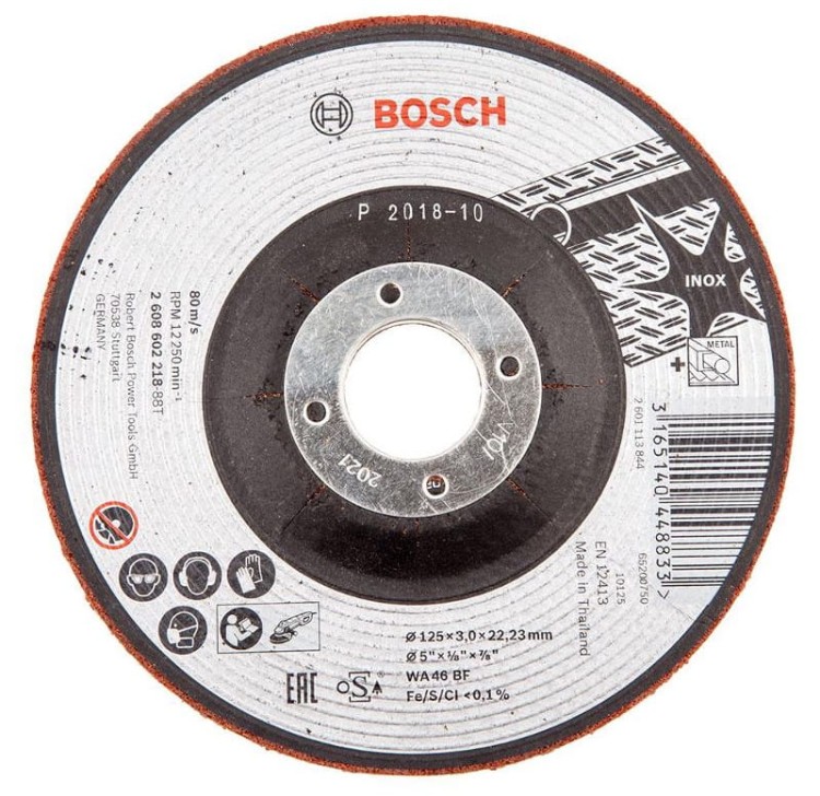 BOSCH tarcza ścierna półelastyczna 125x3mm