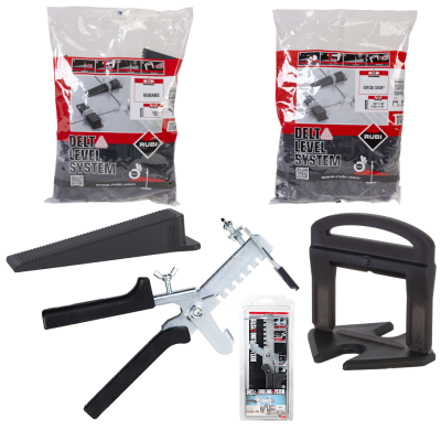 RUBI zestaw do poziomowania płytek DELTA LEVELLING SYSTEM