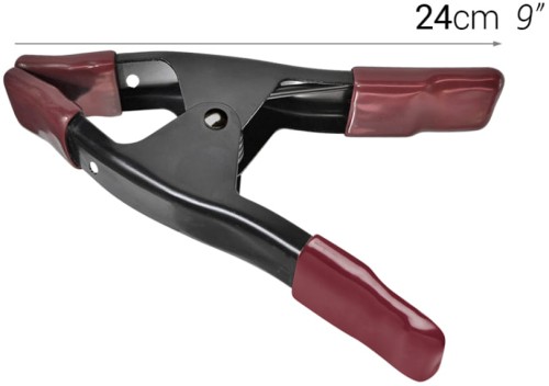 Ścisk sprężynowy metalowy PIHER P30009 24cm zacisk 85x70mm