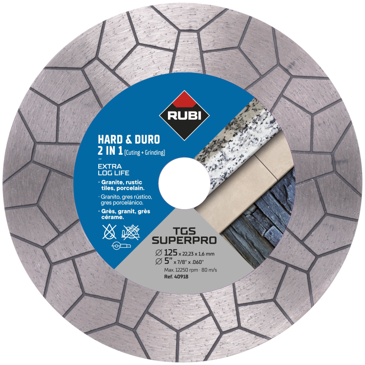Tarcza diamentowa do gresu 125x22,2mm TGS 125 SUPERPRO