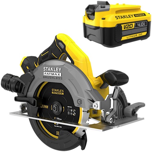 STANLEY SFMCS550B Pilarka tarczowa 18V 190mm FatMax V20 + akumulator 4.0Ah