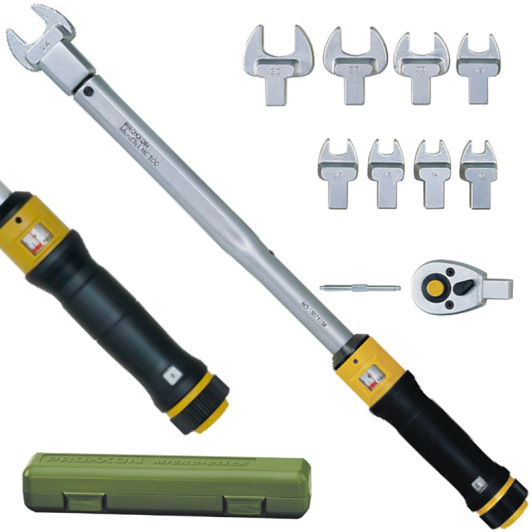 Klucz dynamometryczny 6-30Nm 1/4 Proxxon 23342 + Akcesoria