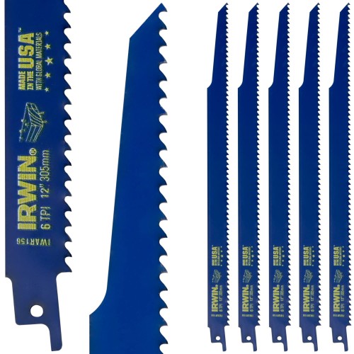 IRWIN 10504160 Brzeszczot do piły szablastej do drewna z gwoździami 300mm 5szt.