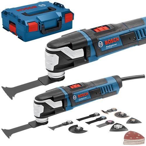 BOSCH GOP 55-36 Narzędzie wielofunkcyjne Multi-Cutter 550W + L-Boxx 136 + akcesoria