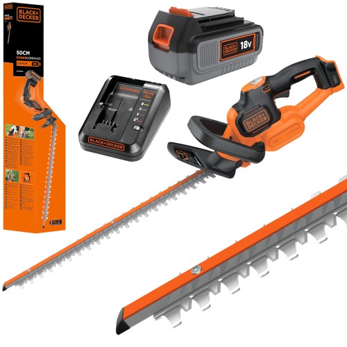 BLACK DECKER GTC18502 Nożyce do żywopłotu 18V 50cm 4Ah ładowarka