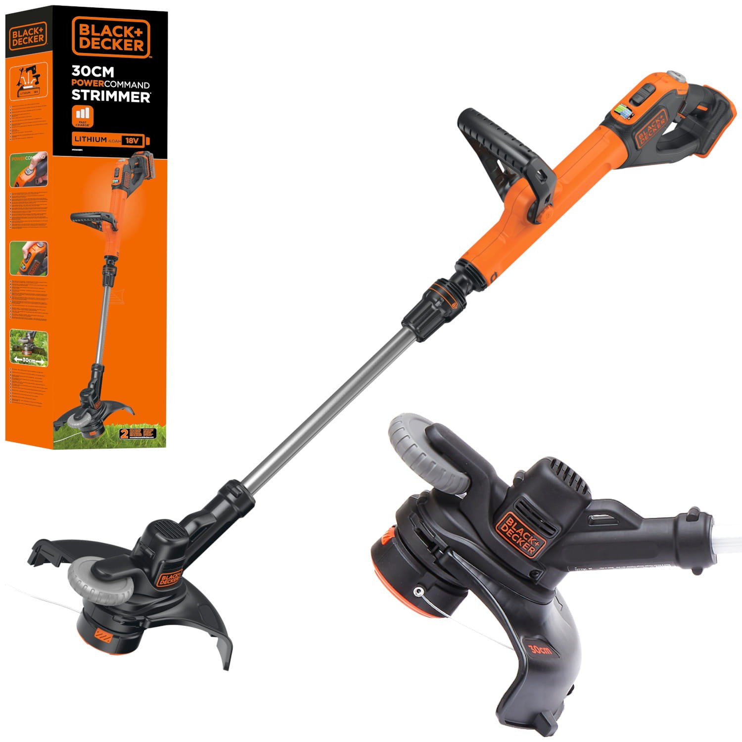 BLACK DECKER STC1840 Podkaszarka akumulatorowa żyłkowa 18V 30cm