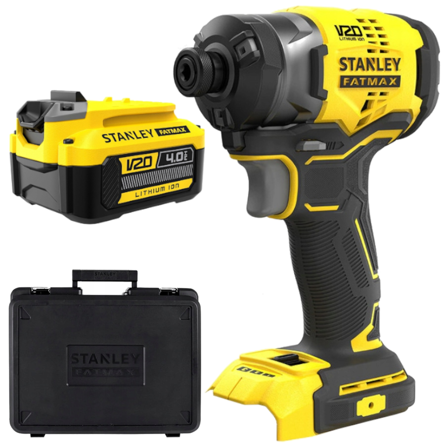 STANLEY SFMCF820 Zakrętarka udarowa 18V 190Nm seria V20 + akumulator 2.0Ah4