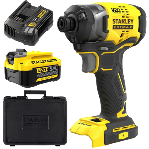 STANLEY SFMCF820 Zakrętarka udarowa 18V 190Nm seria V20 + akumulator 4.0Ah + ładowarka