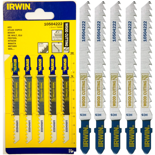 IRWIN Zestaw brzeszczotów do drewna 5szt 10504222 T101D