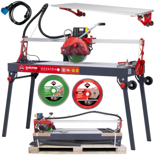 RUBI 56939 Przecinarka elektryczna DC-250 Python 1200RUBI 56939 Przecinarka elektryczna DC-250 Python 1200 + kabel, tarcza TPI +  przystawka stołu
