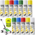 AMPERE TRAFFIC PAINT Farba do malowania linii 500ml 12szt. mix + wózek