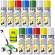 AMPERE TRAFFIC PAINT Farba do malowania linii 500ml 12szt. mix + wózek