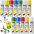 AMPERE TRAFFIC PAINT Farba do malowania linii 500ml 24szt. mix + wózek
