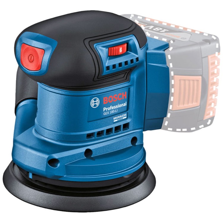 BOSCH GEX 185-Li Szlifierka mimośrodowa