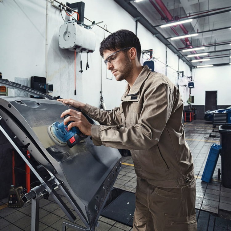 BOSCH GEX 185-Li Szlifierka mimośrodowa zastosowanie