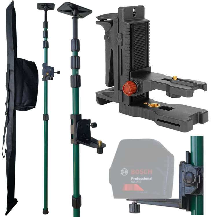 Uchwyt magnetyczny GT-100 + tyczka teleskopowa GT-320 do lasera