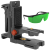 Uchwyt wielofunkcyjny GT-100 do laserów 1/4" + adapter do profili + Okulary laserowe, do wiązki ZIELONEJ lasera